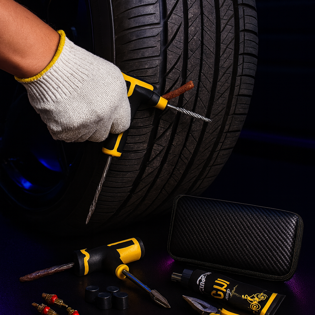 Kit Complet de Réparation de Pneus
