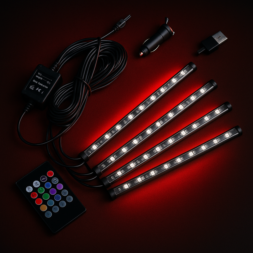 Kit LED Intérieur Voiture RGB
