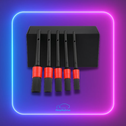 Kit de Pinceaux de Detailing Auto