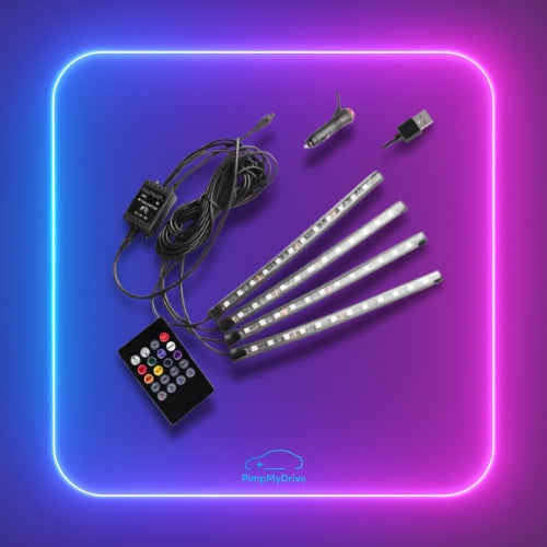 Kit LED Intérieur Voiture RGB