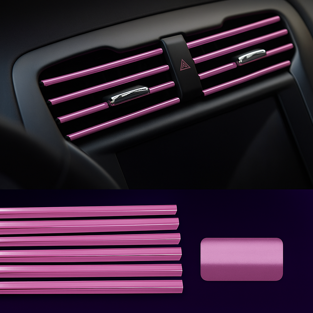 Kit Décoratif pour Aérations de Voiture