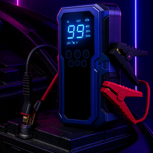 Booster de Batterie & Compresseur 2-en-1