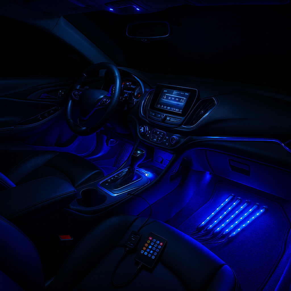 Kit LED Intérieur Voiture RGB