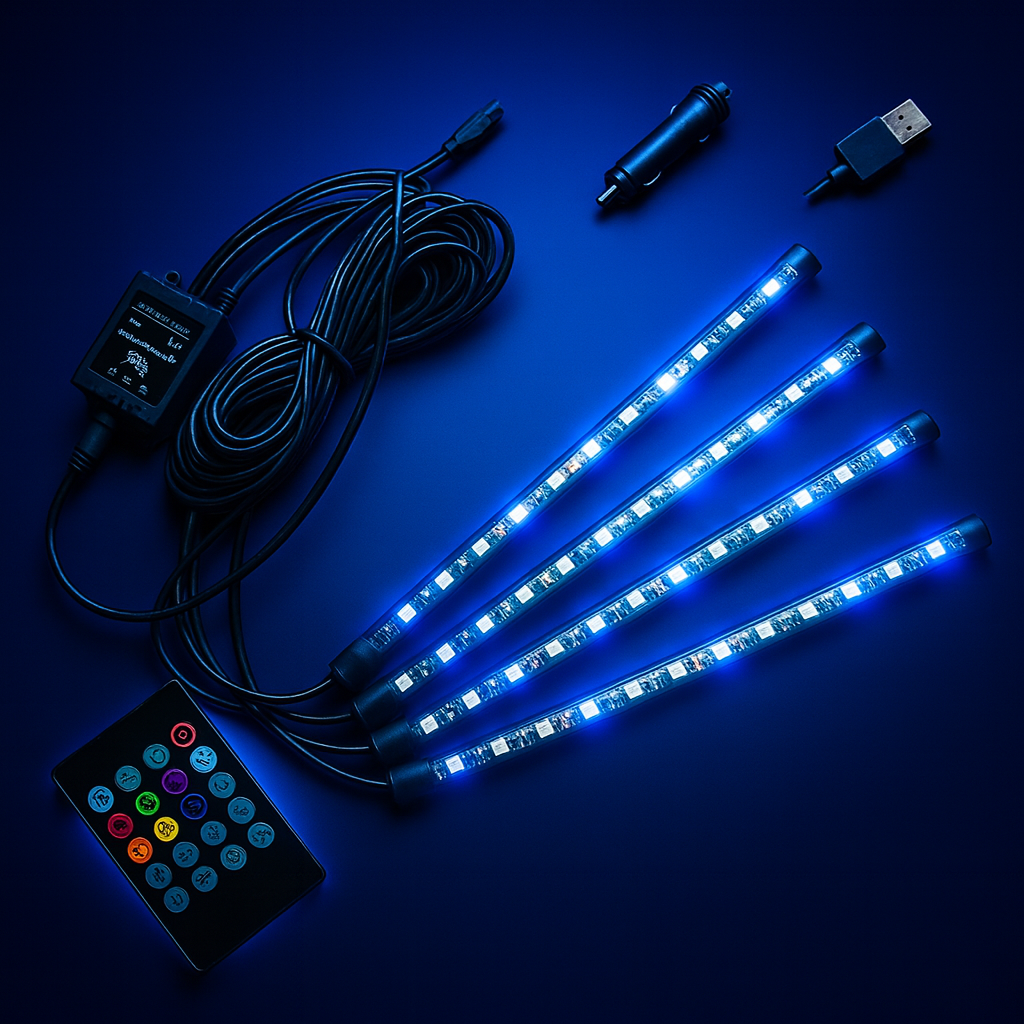 Kit LED Intérieur Voiture RGB