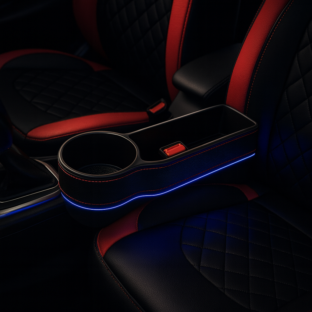 Organiseur de Siège Auto avec Porte-Gobelet